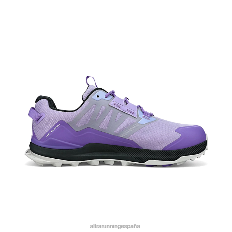 Altra pico solitario all-wthr bajo 2 P4ZZ34 zapatos de pista gris/morado mujer