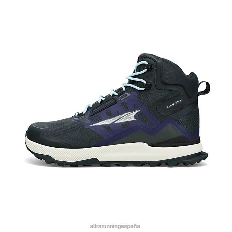 Altra pico solitario all-wthr mid 2 P4ZZ35 zapatos de pista negro mujer