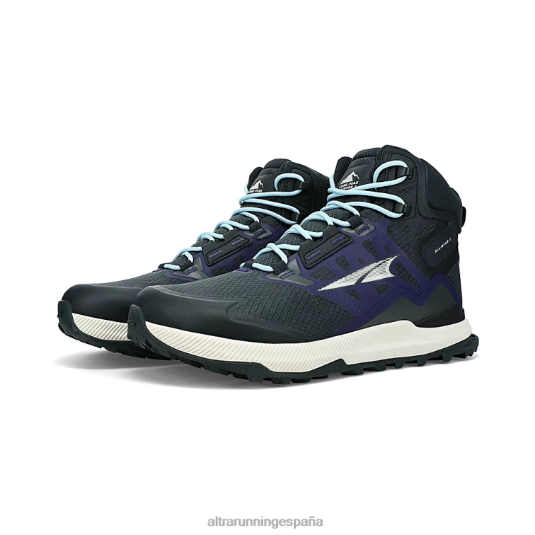 Altra pico solitario all-wthr mid 2 P4ZZ35 zapatos de pista negro mujer