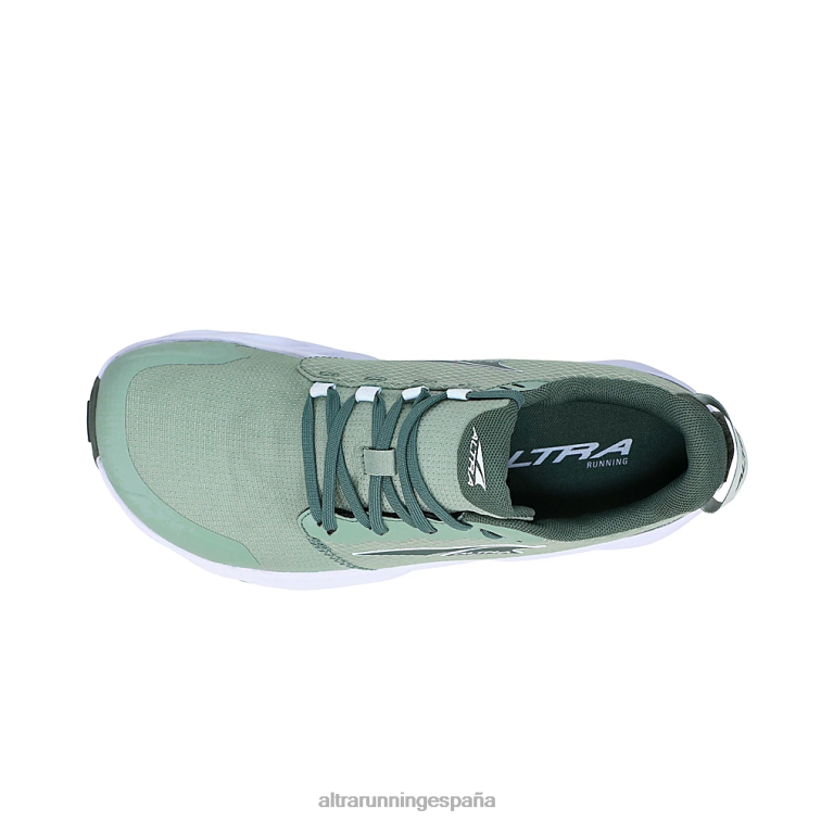 Altra superiores 6 P4ZZ6 zapatos de pista verde mujer