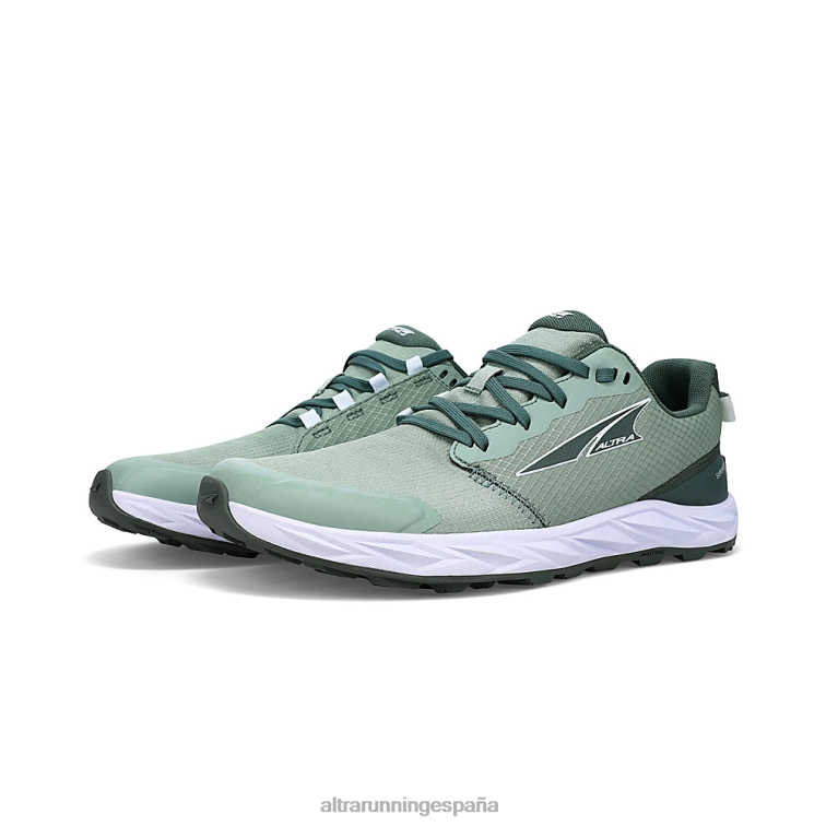 Altra superiores 6 P4ZZ6 zapatos de pista verde mujer