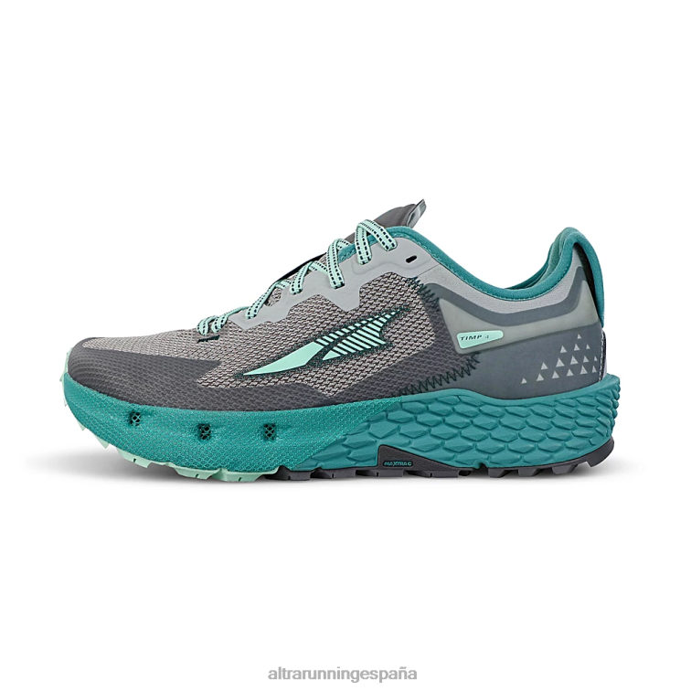 Altra timbal 4 P4ZZ25 zapatos de pista gris/verde azulado mujer